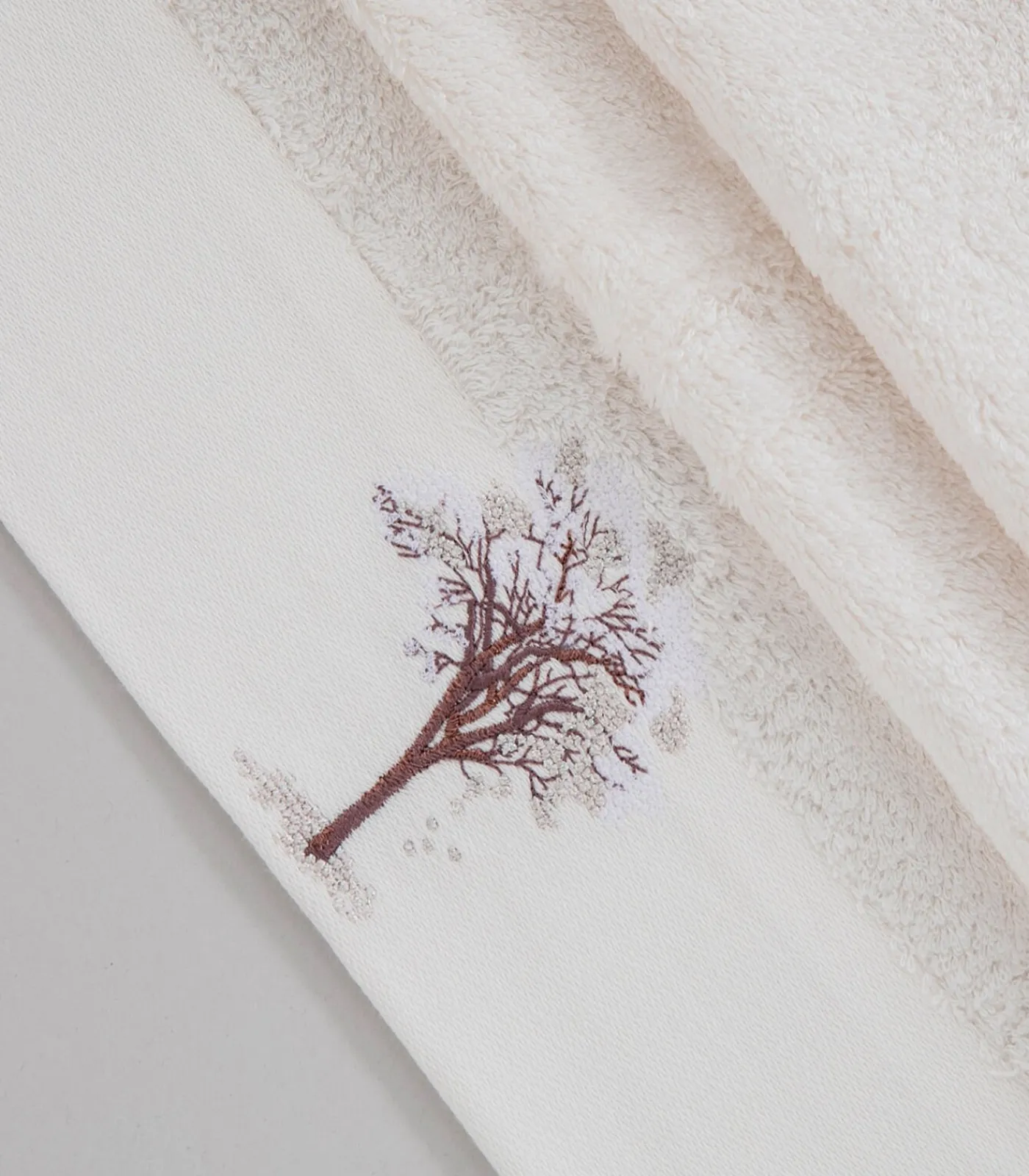 Clearance Gezichtshanddoek Branca 50x90 cm Ecru Handdoeken