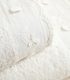 Gezichtshanddoek Flor 50x90 cm Ecru Handdoeken