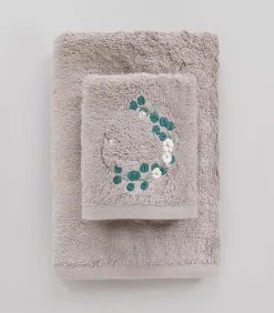 Online Gezichtshanddoek Sage 50x90 cm Grijs Handdoeken