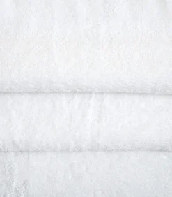 Outlet Gezichtshanddoek Solid 50x90 cm Wit Handdoeken