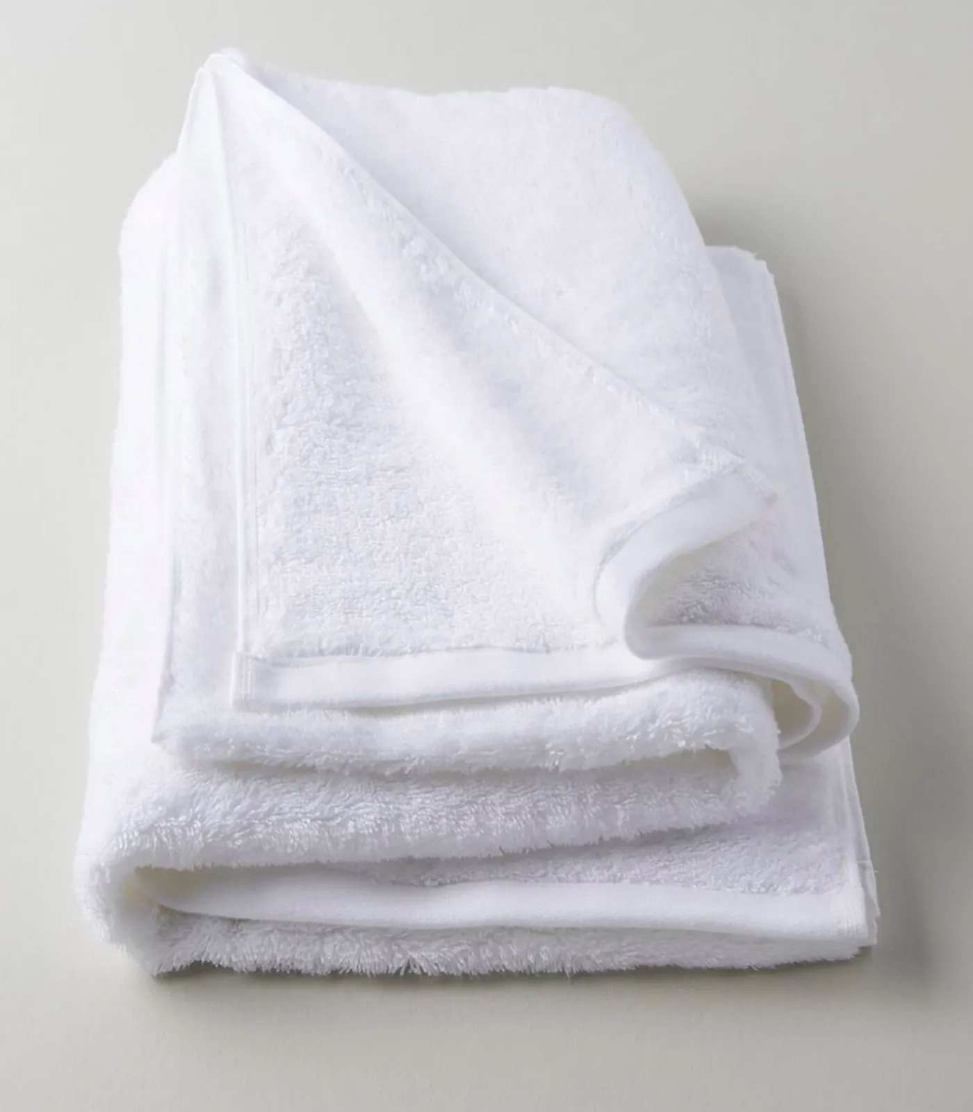 Clearance Gezichtshanddoek Solid 85x150 cm Wit Handdoeken