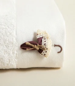 Online Gezichtshanddoek Umbrella 50x90 cm Ecru Handdoeken