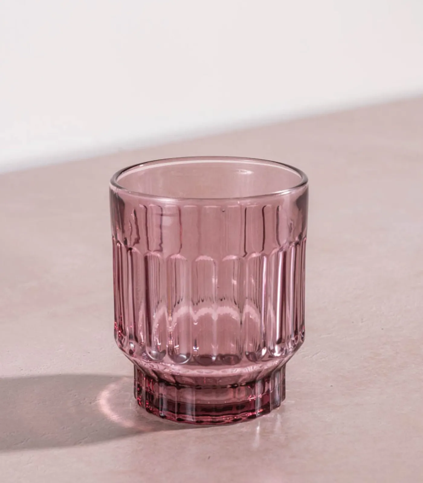 Discount Glas 30cl roze Tone - set/4 Glazen & Karaffen