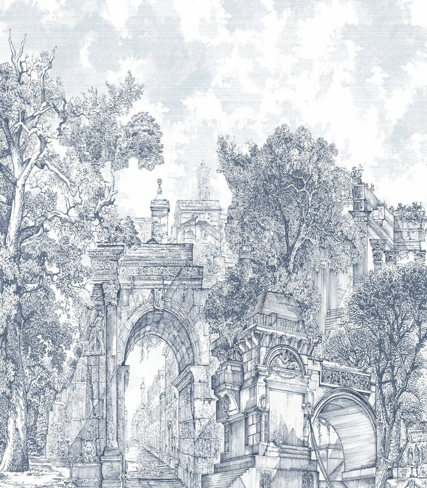 Outlet Fotobehang Rivington Folly Firework Wanddecoratie