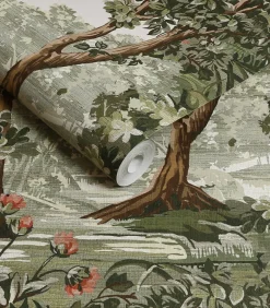 Clearance Vliesbehang Bodenham Spring Sage Wanddecoratie