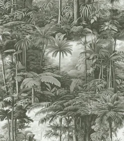 Best Vliesbehang Benmore Ridge Monochrome Wanddecoratie