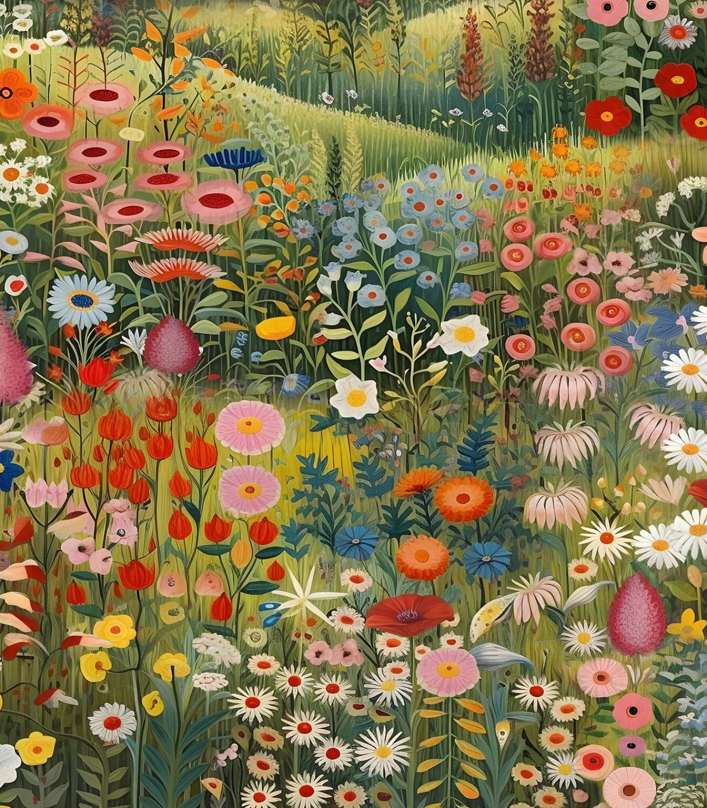 Hot Vliesbehang Glenwhan Wildflower Summer Wanddecoratie