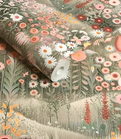 Discount Vliesbehang Glenwhan Wildflower Dew Wanddecoratie