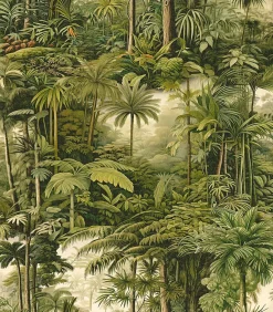 Best Vliesbehang Benmore Ridge Lush Green Wanddecoratie