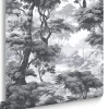 Clearance Vliesbehang Bobart's Garden Monochrome Wanddecoratie