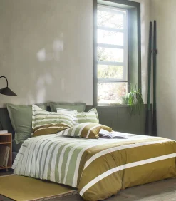 Sale GRAND LARGE Kaki - Kussensloop Perkaal katoen Kussenslopen