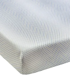 Best GRAVITY Bleu Céleste - Hoeslaken Satijn katoen Hoeslakens