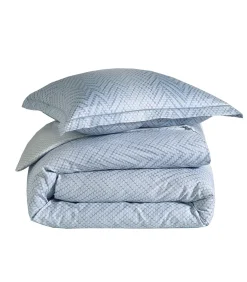 GRAVITY Bleu Céleste - Kussensloop Satijn Katoen Kussenslopen