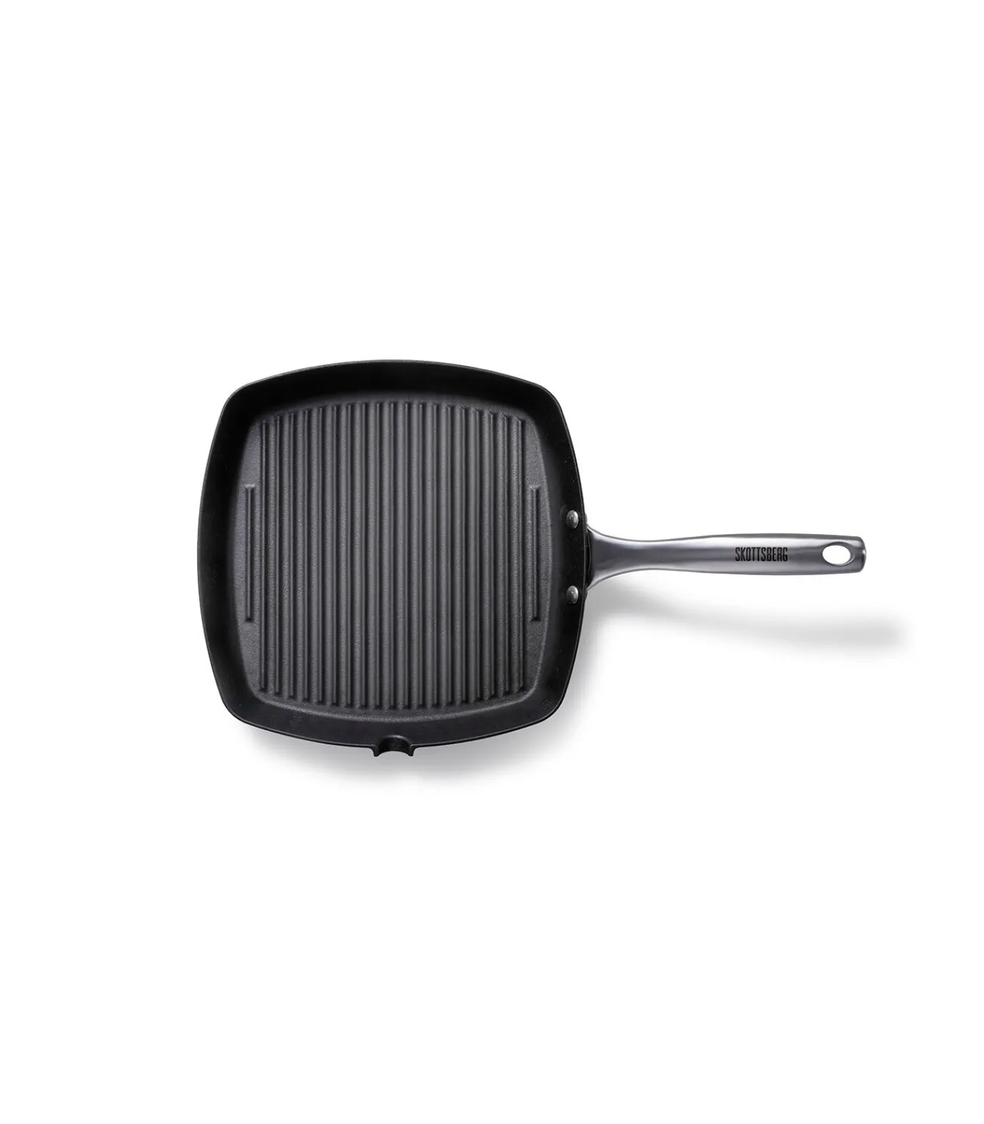 Online Grillpan Gietijzer 28 x 28 cm Cast Iron - alle warmtebronnen - Inductie Potten & Pannen