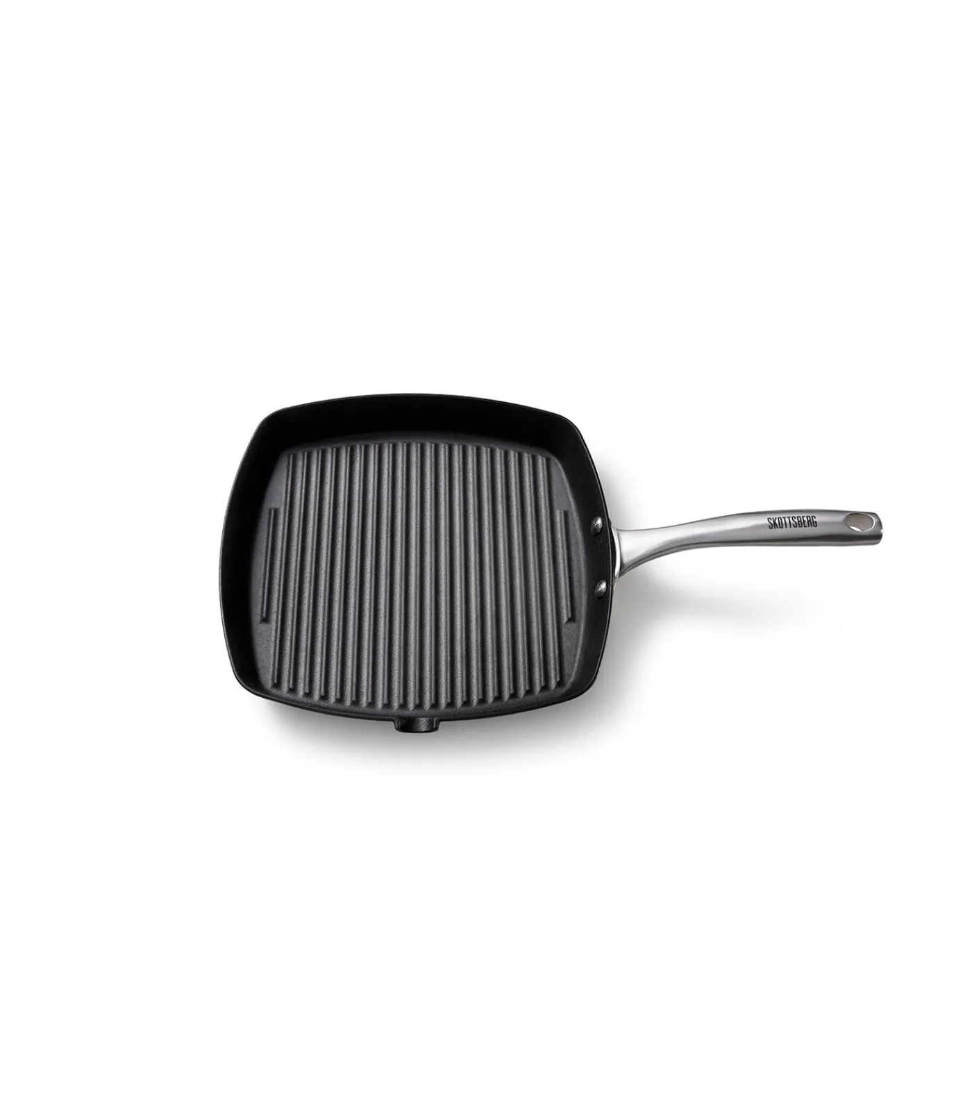 Online Grillpan Gietijzer 28 x 28 cm Cast Iron - alle warmtebronnen - Inductie Potten & Pannen