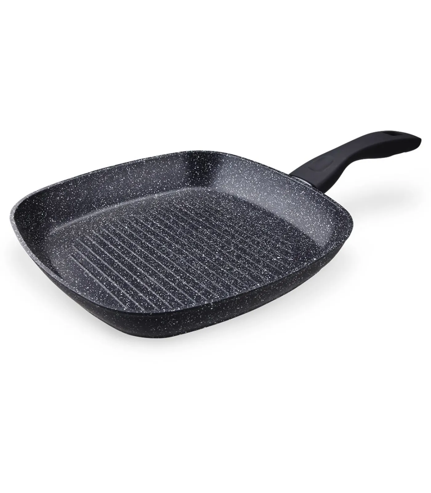 Online Grillpan Marble - 28 x 28 cm - standaard anti-aanbaklaag Potten & Pannen