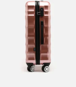 Clearance Grote koffer Man London Roze Trolleys