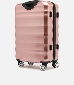 Clearance Grote koffer Man London Roze Trolleys