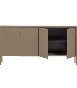 Clearance Gunnar Dressoir 200 cm - Grenen - Mud - 85x201x44 Meubels