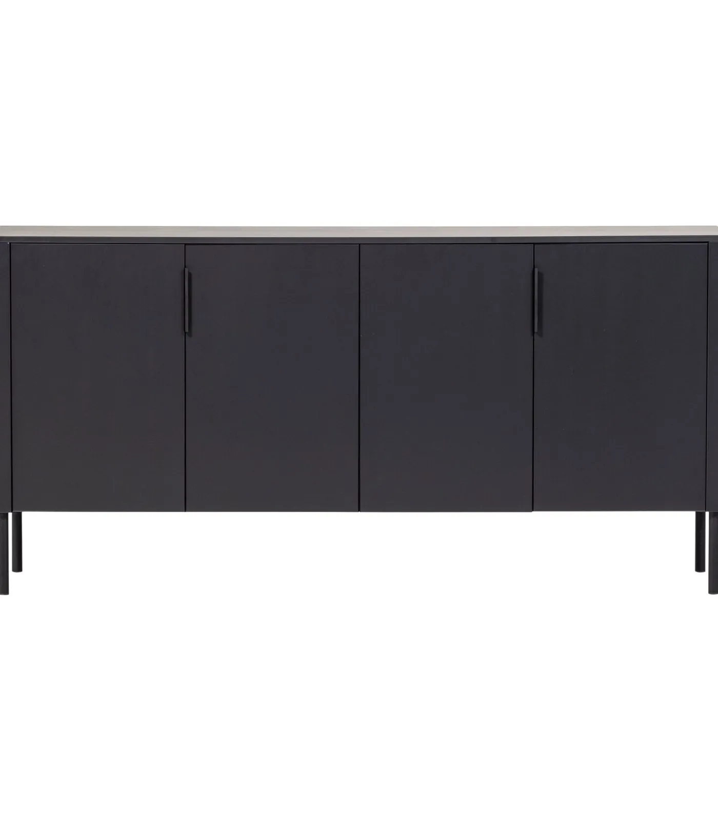 Clearance Gunnar Dressoir 200 cm - Grenen - Matzwart - 85x201x44 Meubels