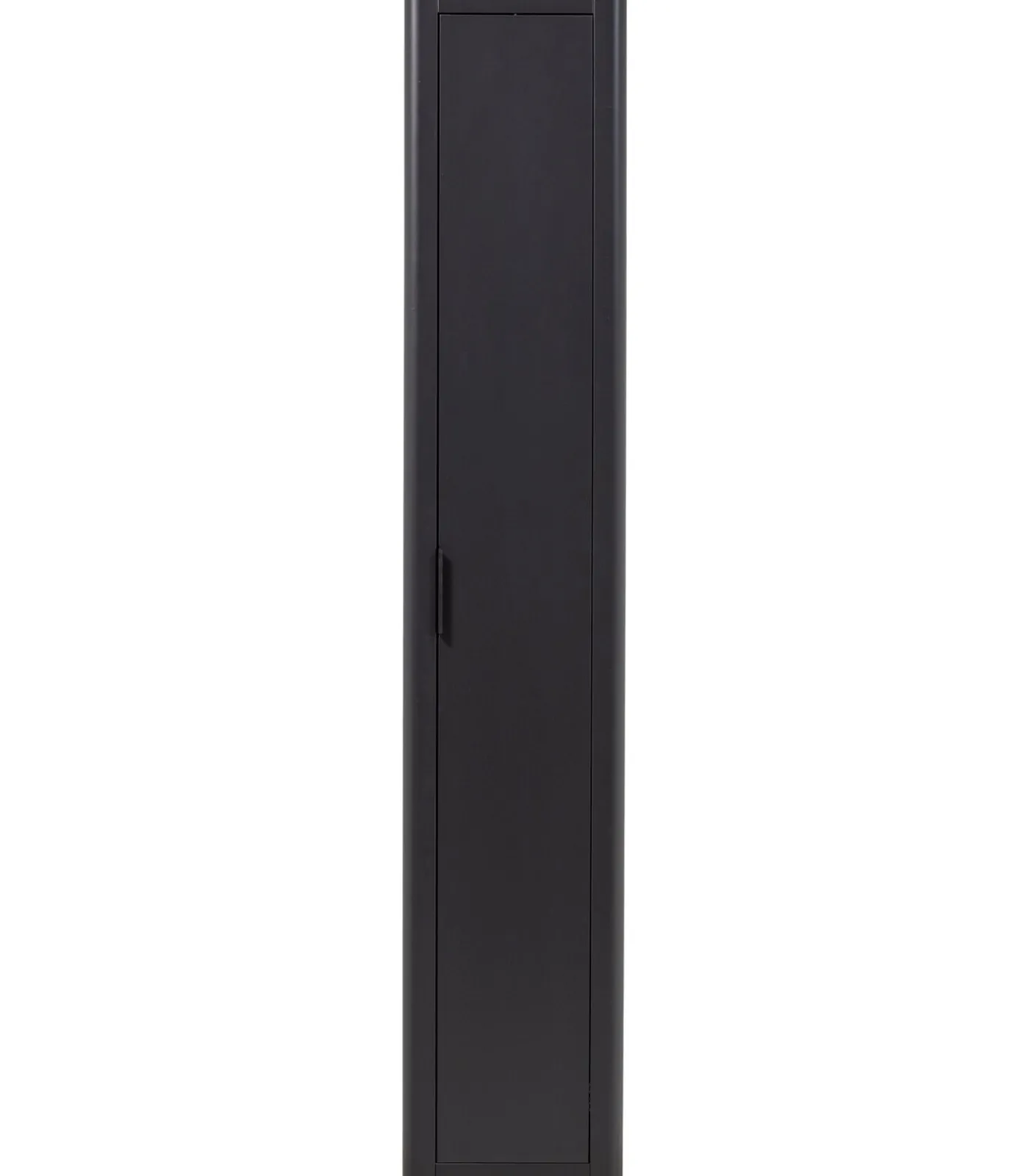 Clearance Gunnar Smalle Hoge Kast - Grenen - Matzwart - 217x45x39 Meubels