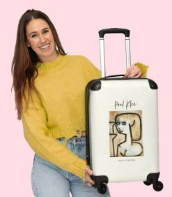 Sale Handbagage Koffer met 4 wielen en TSA slot (Kunst - Abstract - Paul Klee - Vintage) Trolleys