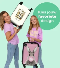 Sale Handbagage Koffer met 4 wielen en TSA slot (Kunst - Abstract - Paul Klee - Vintage) Trolleys