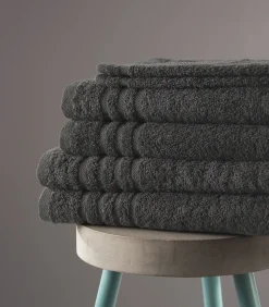 Clearance Handdoek 70 x 140 Antraciet - 10 stuks Handdoeken