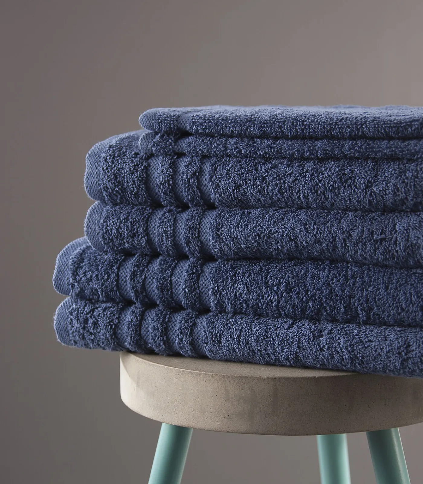 New Handdoek 70 x 140 Blauw - 10 stuks Handdoeken