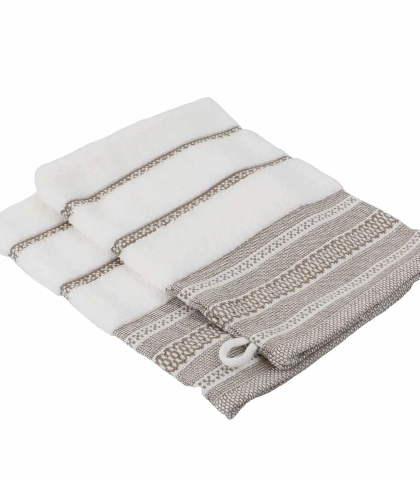 Clearance Handdoek in katoenen badstof Handdoeken