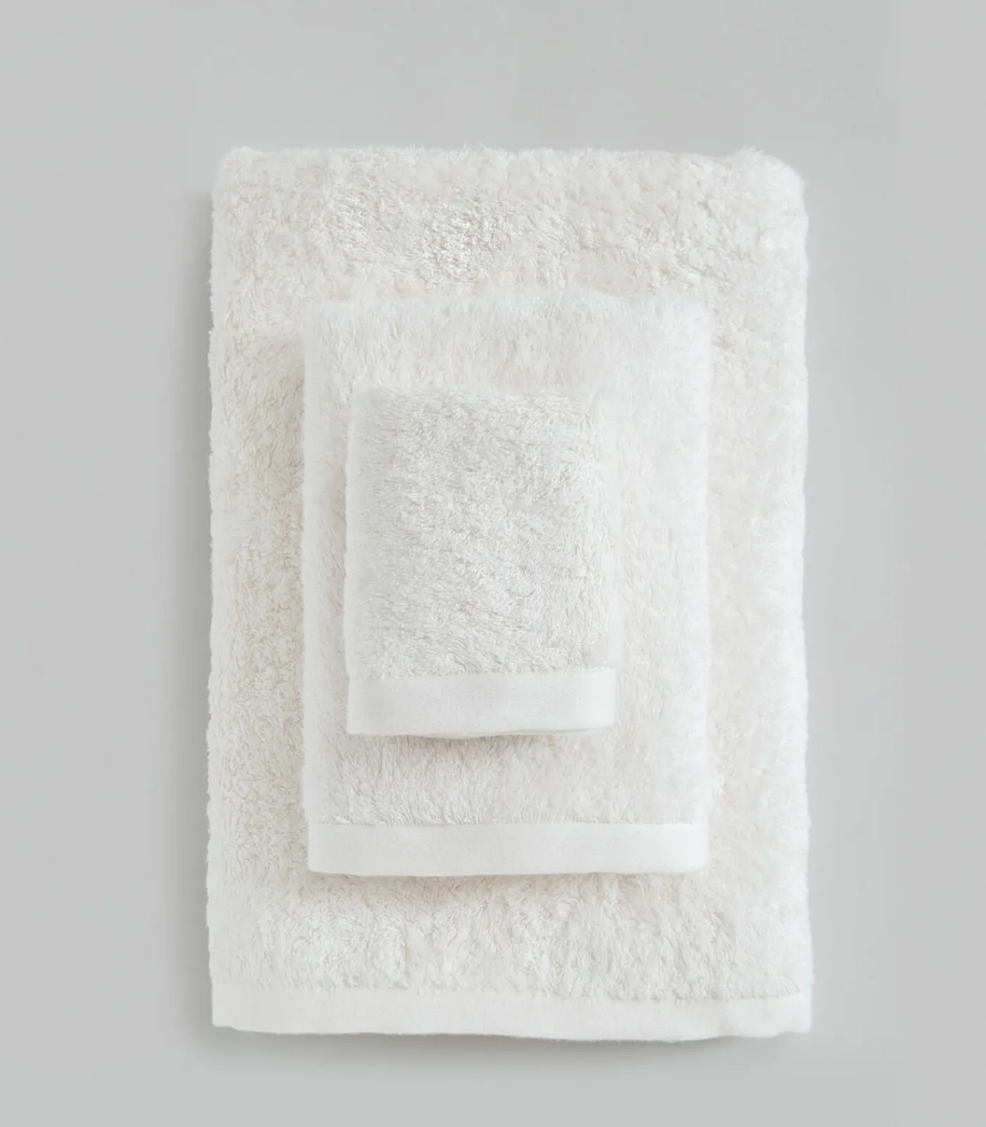 Hot Handdoek Solid 33x33 cm Ecru Handdoeken