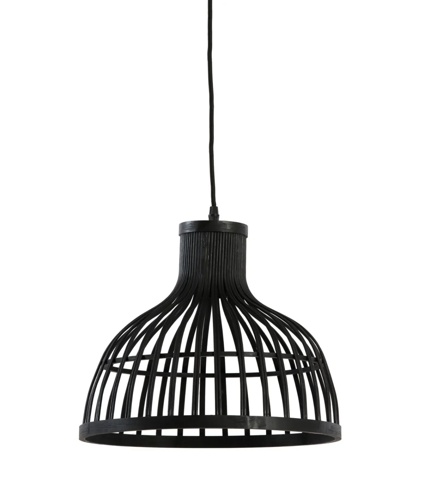 Hot Hanglamp Aliza - Bamboe/Zwart - Ø35cm Hanglampen