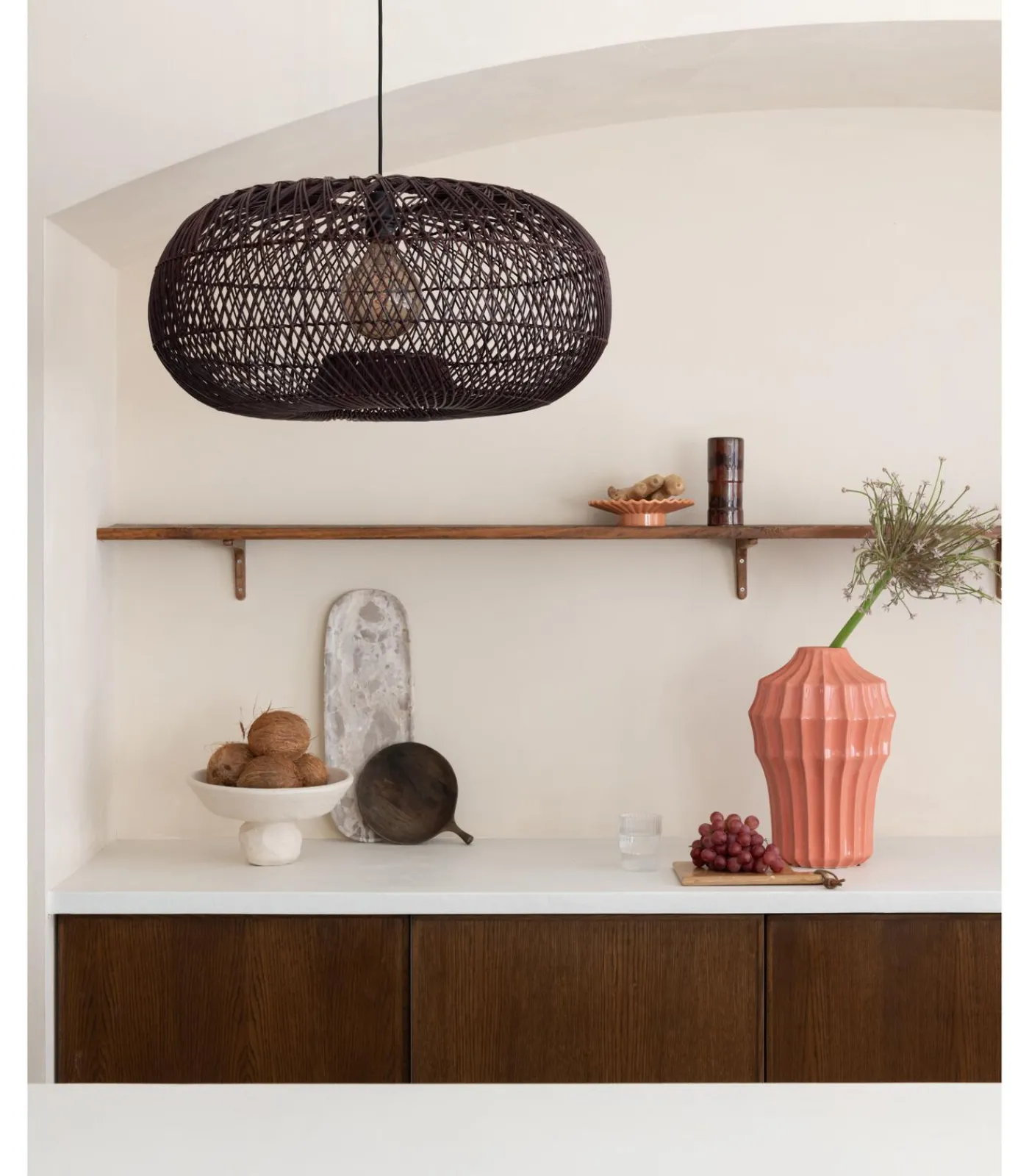 Best Hanglamp Arizona - Bordeaux - Ø50cm Hanglampen