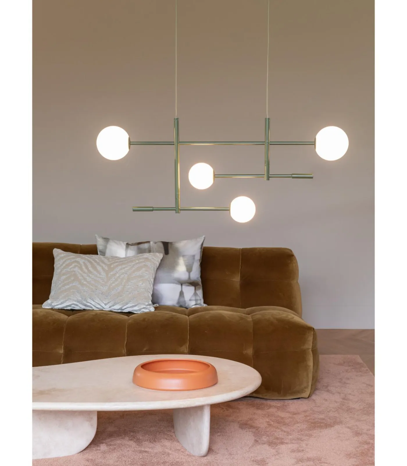 Online Hanglamp Copenhagen - Groen - 97x13x215cm Hanglampen