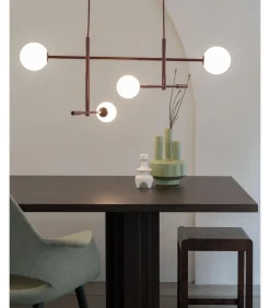 Online Hanglamp Copenhagen - Rood - 97x13x215cm Hanglampen