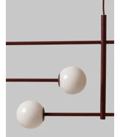 Online Hanglamp Copenhagen - Rood - 97x13x215cm Hanglampen