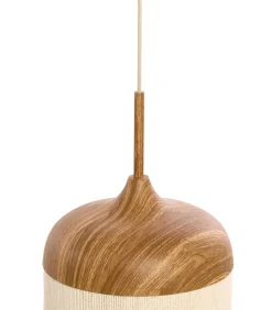 Sale Hanglamp Dania - Naturel/Crème - Ø22cm Hanglampen