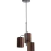 Discount Hanglamp Edisa - Bruin - Ø48cm Hanglampen