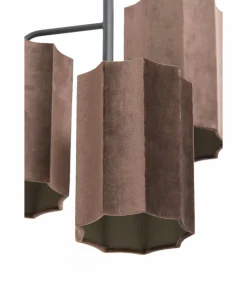 Discount Hanglamp Edisa - Bruin - Ø48cm Hanglampen