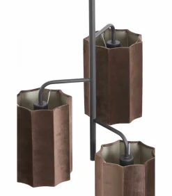 Discount Hanglamp Edisa - Bruin - Ø48cm Hanglampen