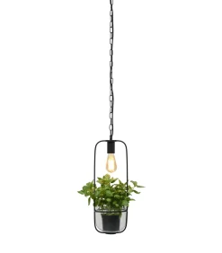 Best Hanglamp Florence - Zwart - 19x19x52cm Hanglampen