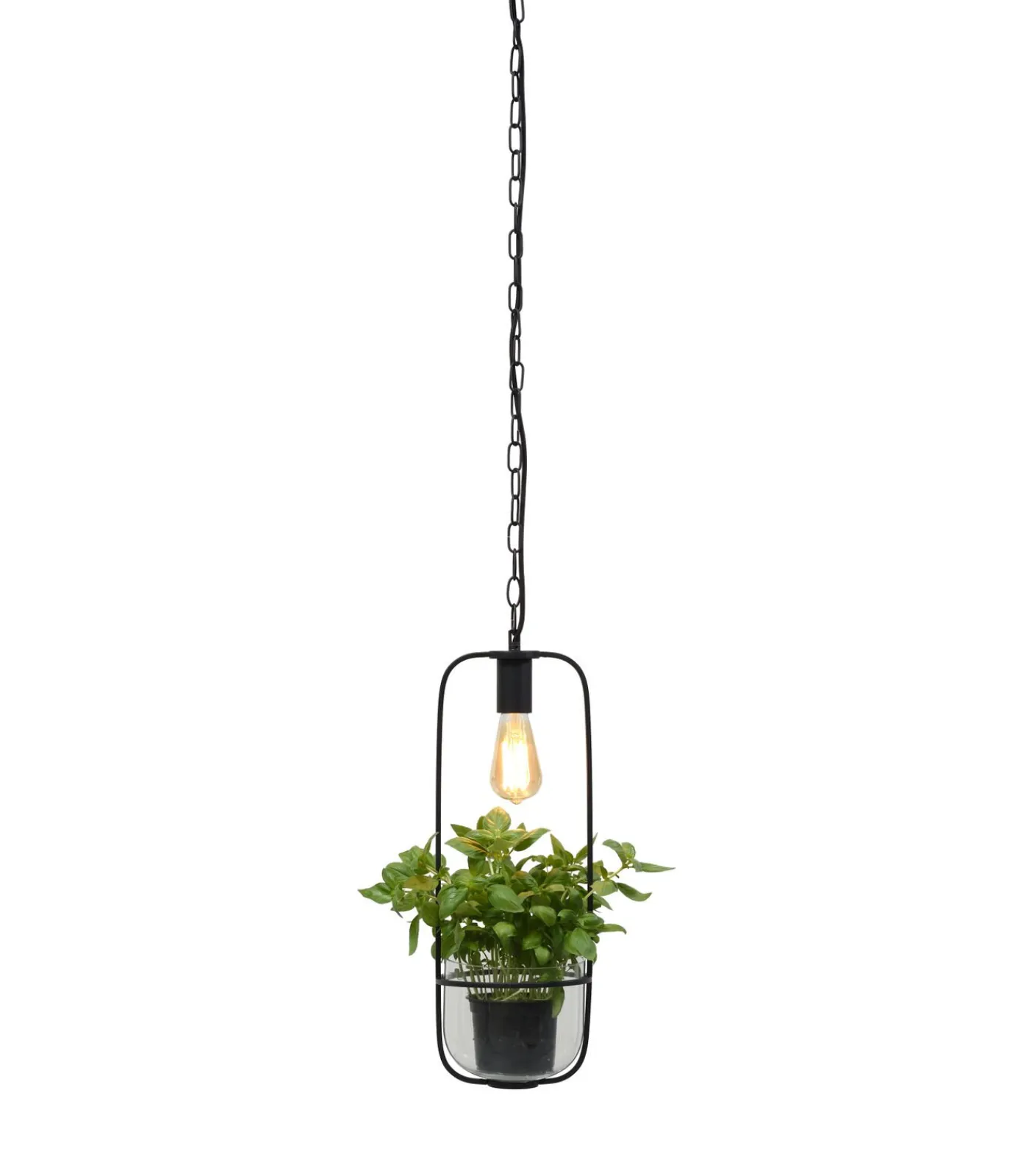Best Hanglamp Florence - Zwart - 19x19x52cm Hanglampen