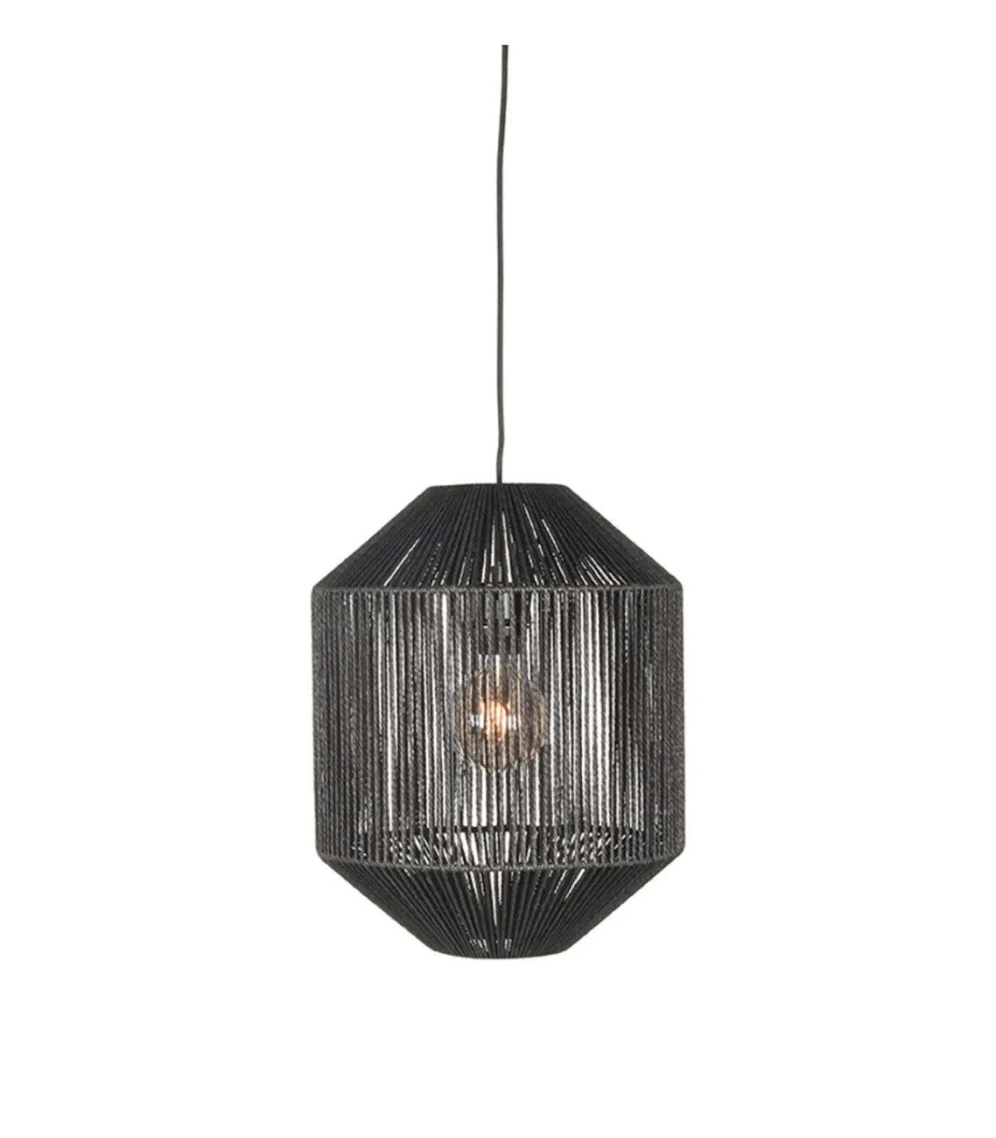 Outlet Hanglamp Ibiza Cilinder 1-Lichts 33x33x162 cm Hanglampen