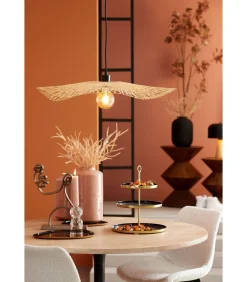 Discount Hanglamp Liene - Bamboe - 65x65x10cm Hanglampen