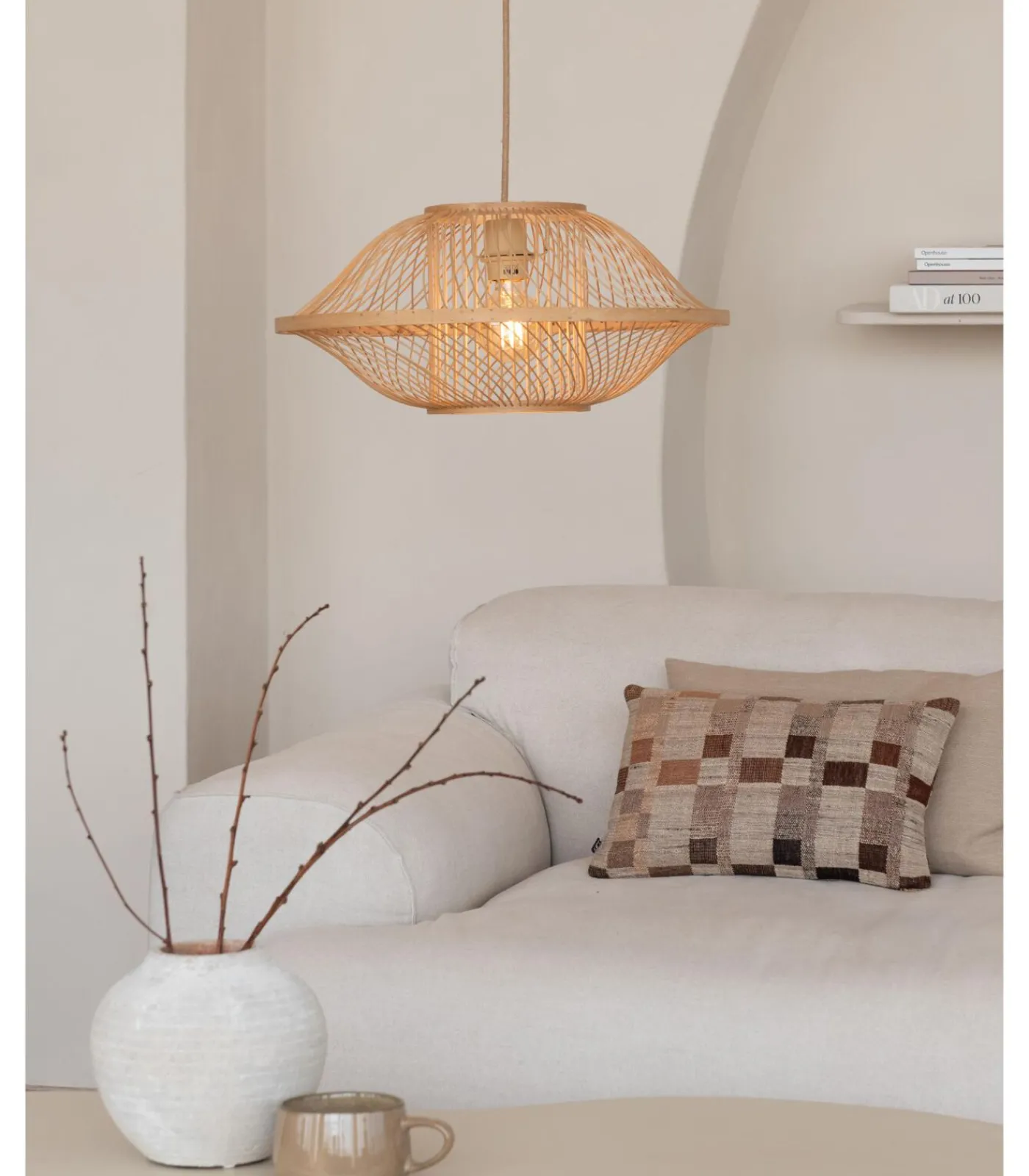 Outlet Hanglamp Maui - Naturel - Ø50cm Hanglampen