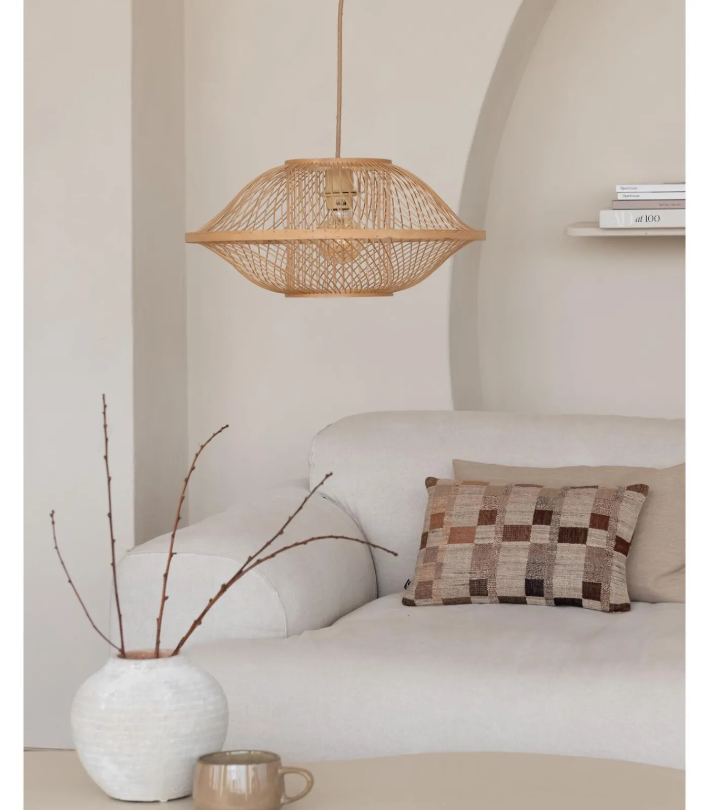 Outlet Hanglamp Maui - Naturel - Ø50cm Hanglampen