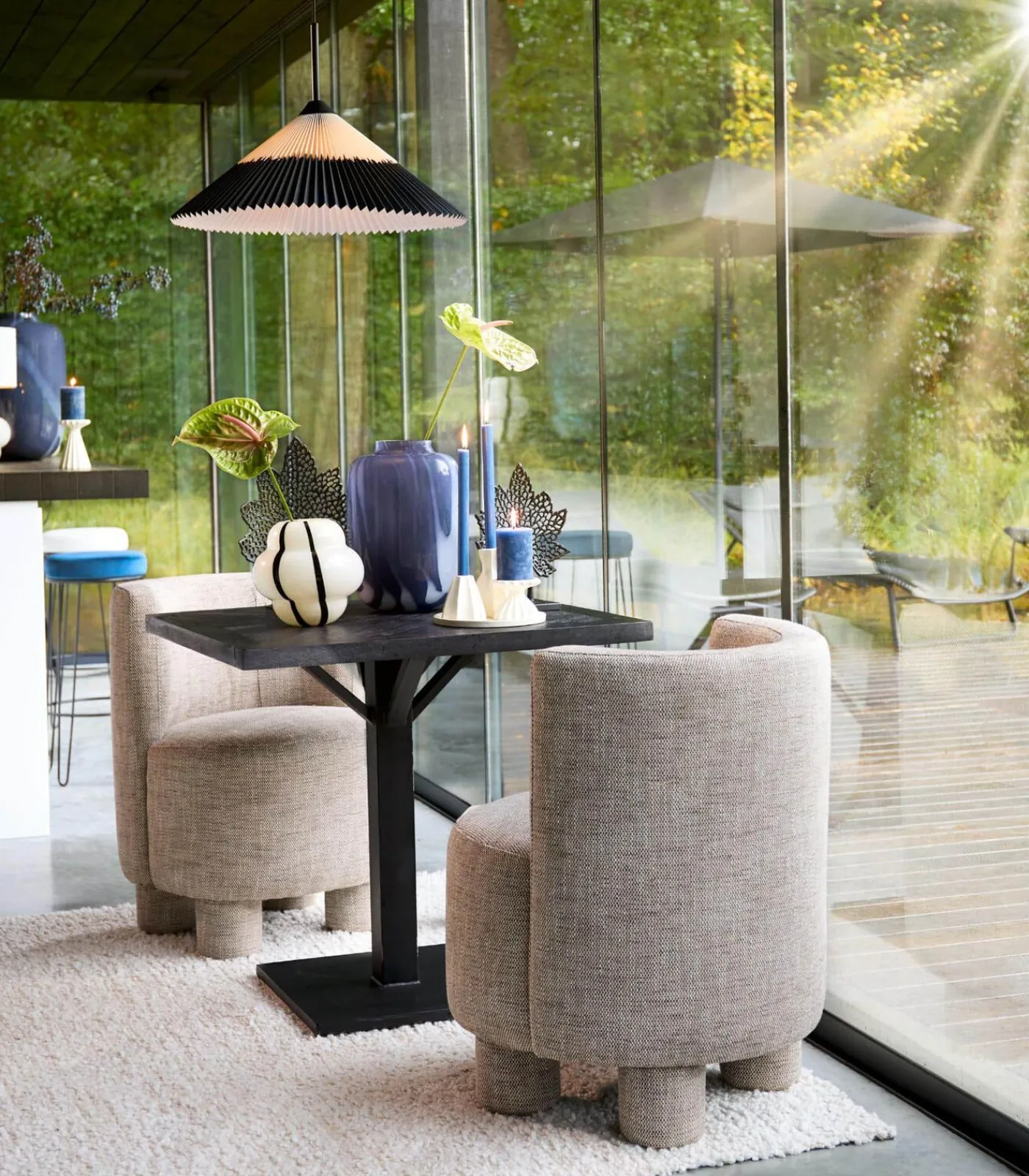 Sale Hanglamp Pleated - Naturel - Ø60cm Hanglampen