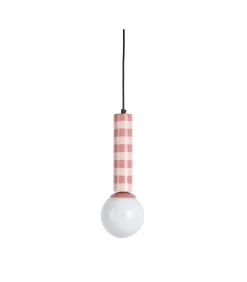 Hanglamp Rayado - Roze - 12x12x38cm Hanglampen