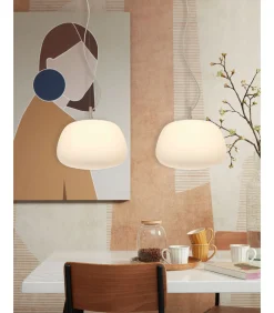Discount Hanglamp Sapporo - Wit - 34.2x34.2x30cm Hanglampen