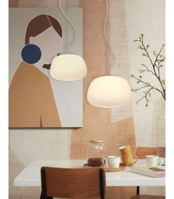 Hot Hanglamp Sapporo - Wit - 25x25x24cm Hanglampen